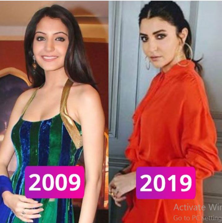 Anoshka Sharma ten years challange