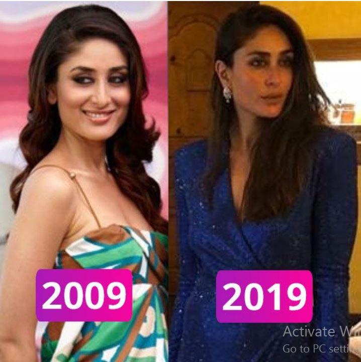 Kareena Kapoor ten years challange