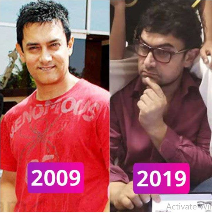 aamir Khan ten years challange