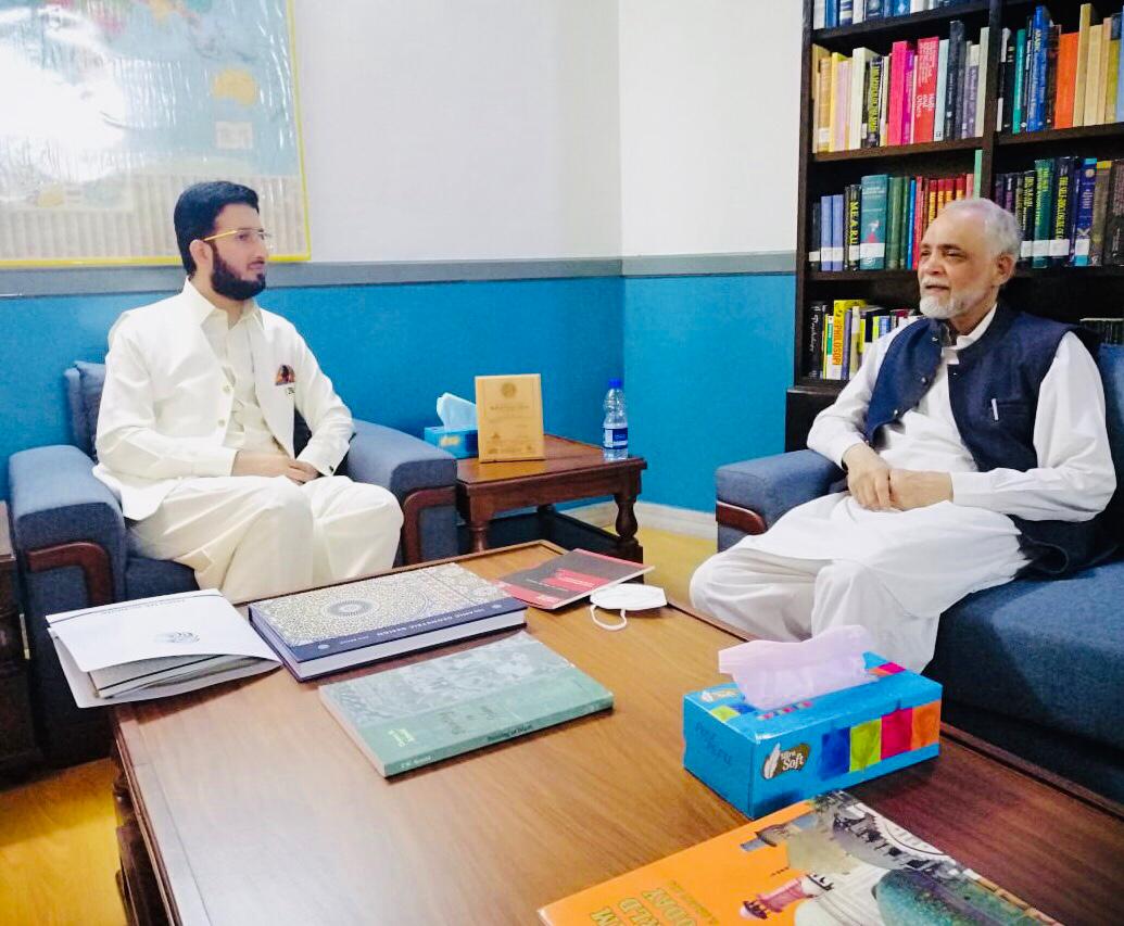 Sahibzada Ahmed Sultan Ali Meeting Sardar Tahir Tabbasam