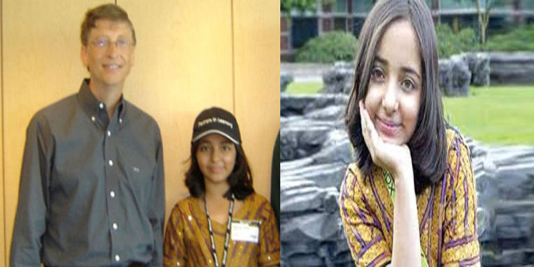 Arfa Karim with Bill Gates