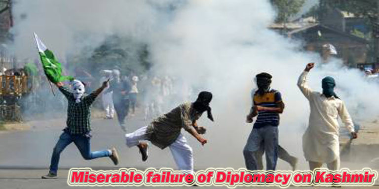 Miserable failure of Diplomacy on Kashmir