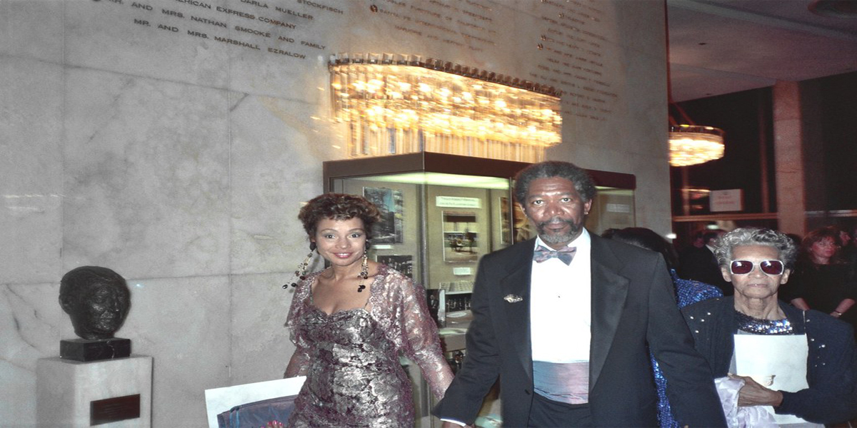 Morgan Freeman with wife Myrna Colley Lee