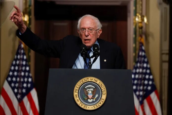 U.S. Senator Bernie Sanders denounces violence in Gaza amid conflict