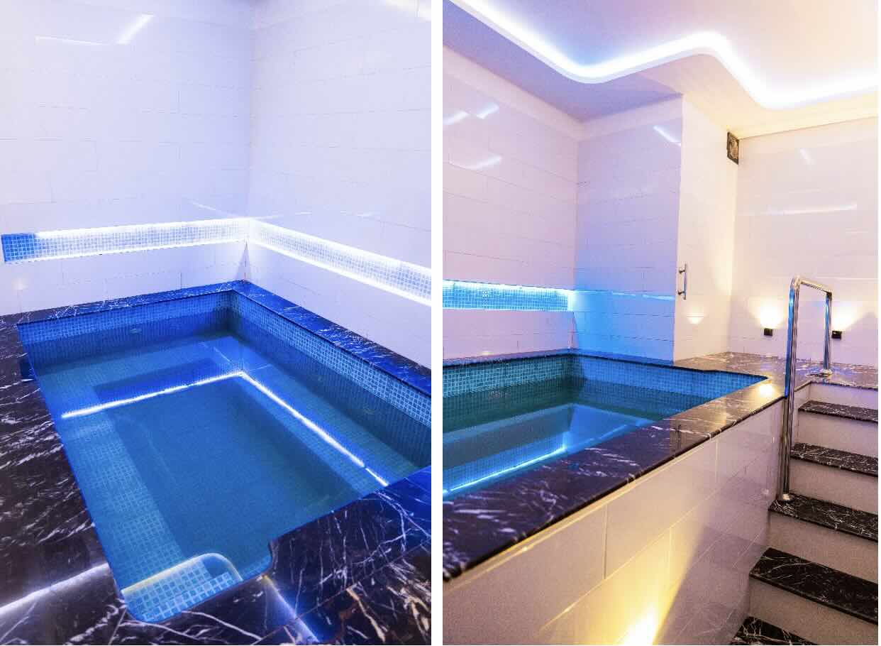 Recovery Facilities: Ice Baths, Sauna, Steam & Jacuzzi