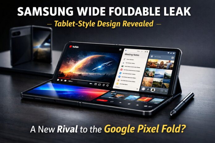 Samsung foldable device with multitasking screen