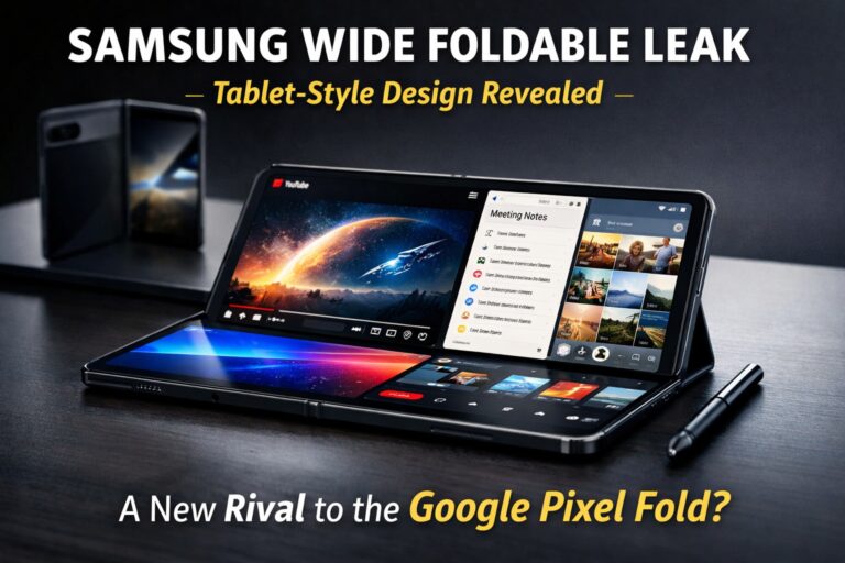 Samsung foldable device with multitasking screen
