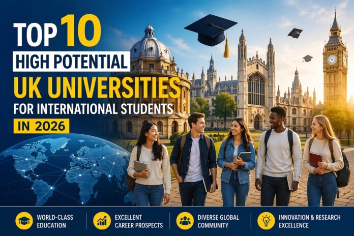 Top 10 UK universities for international students