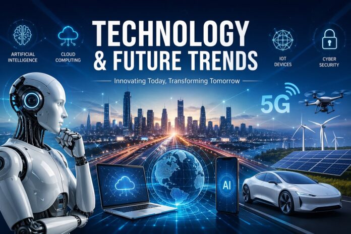 Technology and future trends banner
