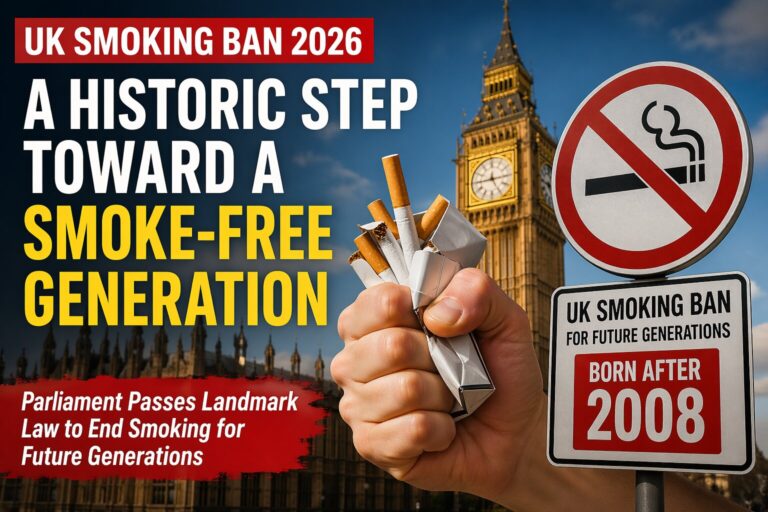 UK smoking ban for future generations