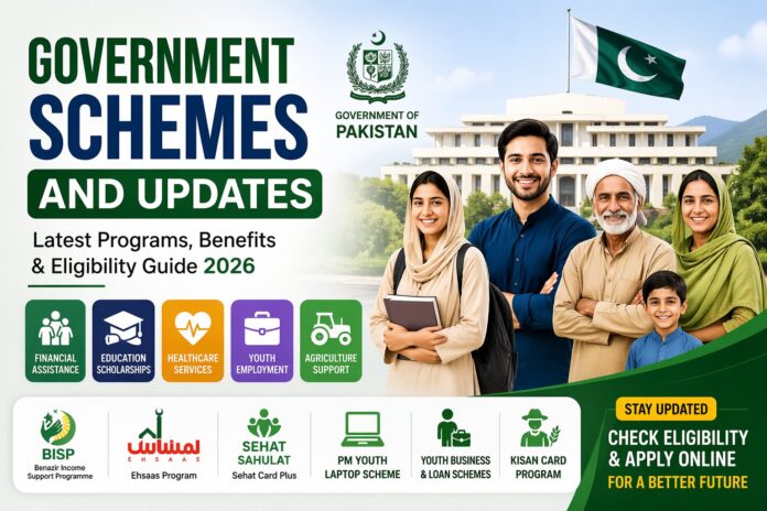 Government schemes and updates in Pakistan