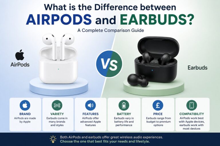 Air Pods vs earbuds comparison guide