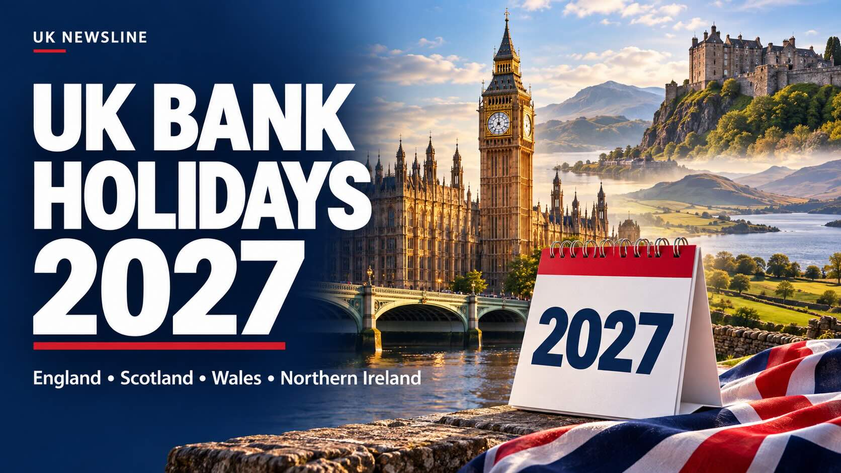 UK Bank Holidays 2027: Full List for England, Scotland, Wales & NI